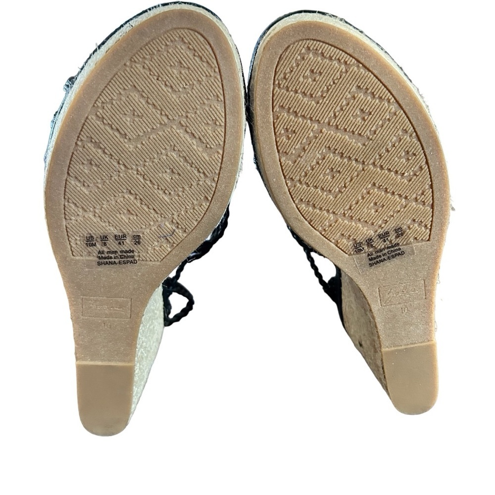 Zodiac Shana Espadrille Wedge Sandal Size 10 - Picture 8 of 9